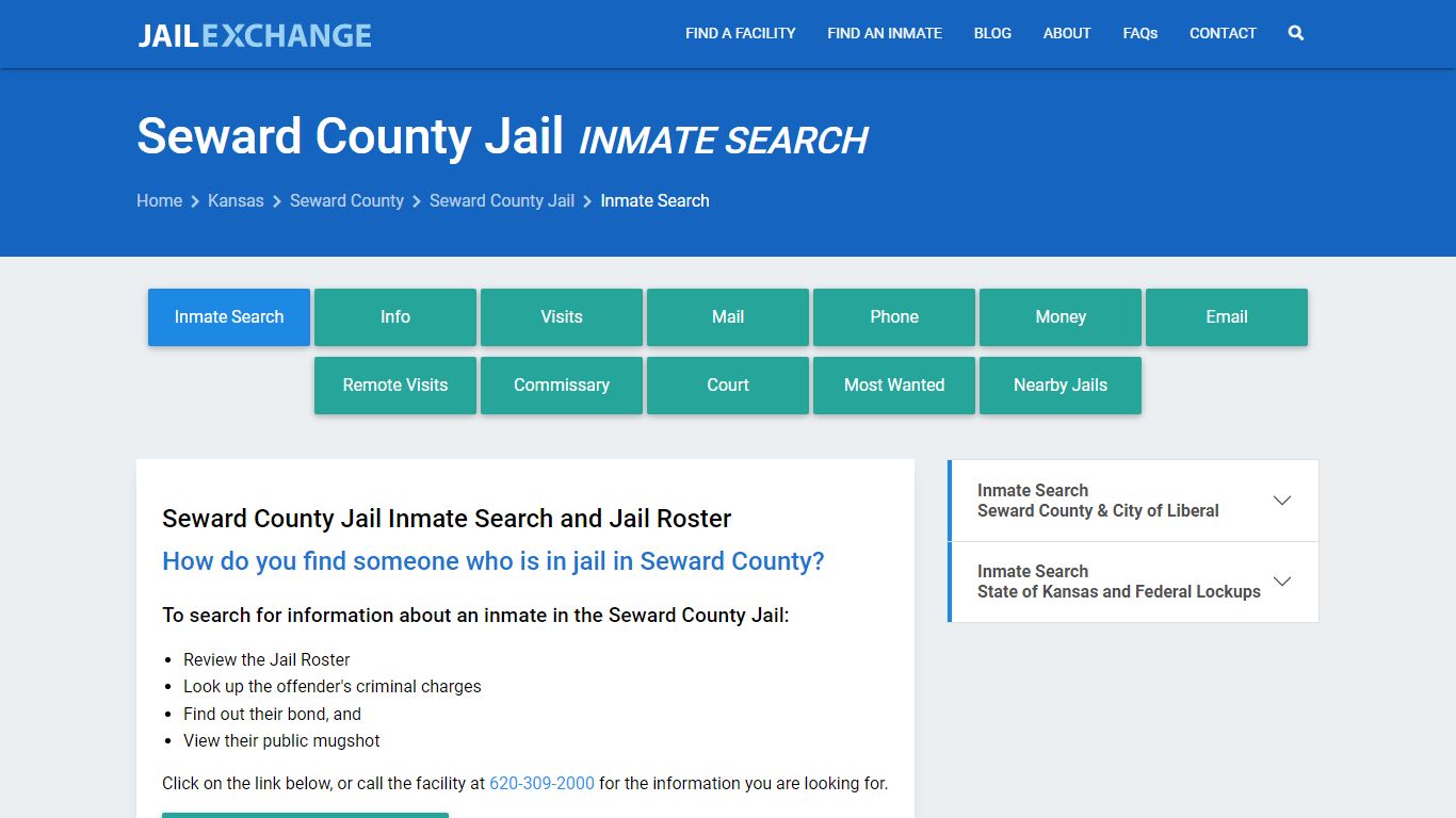 Inmate Search: Roster & Mugshots - Seward County Jail, KS